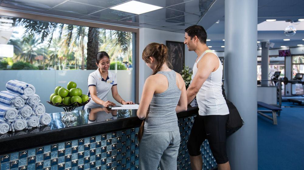 Danat Al Ain Resort Exteriér fotografie Reception at the Sports and Fitness Club
